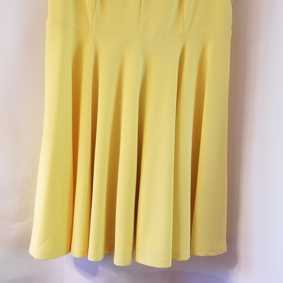LULUS Double V-Neck Mini Dress - Yellow - Picture 4 of 10